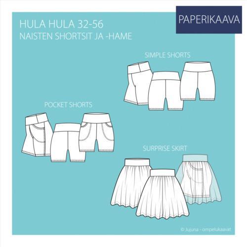 Hula Hula - naisten shortsihame 32-56