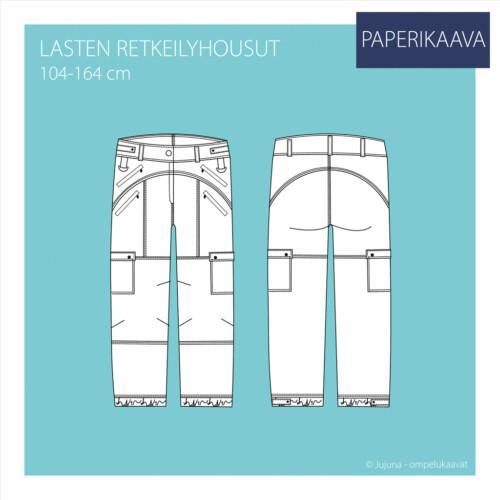 Lasten retkeilyhousut 104-164 cm