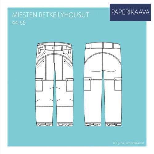 Miesten retkeilyhousut 44-66