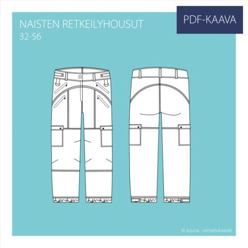 PDF Naisten retkeilyhousut 32-56
