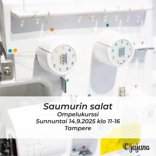 Saumurin salat - ompelukurssi 14.9.2025